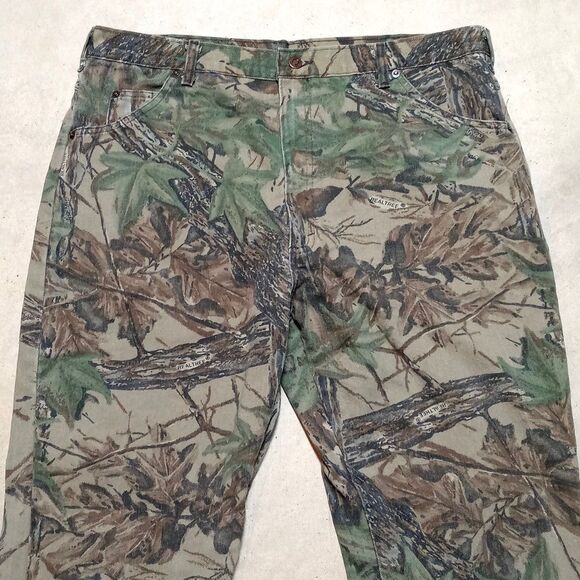 Vintage Duxbak Realtree Pants Fits 38x31 Made in USA Camo Hunting Outdoor 90s - Picture 2 of 10